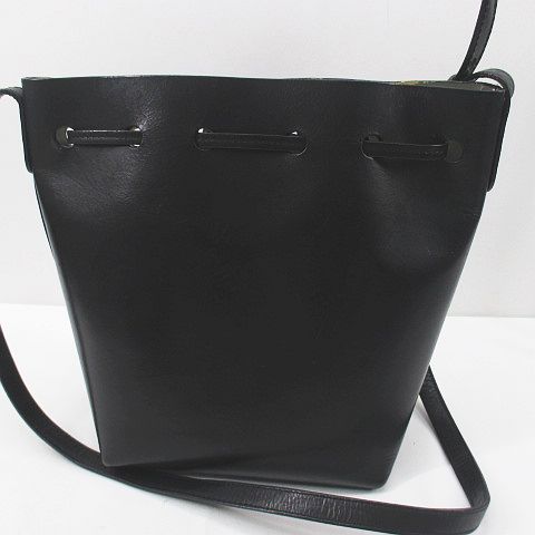 マンサーガブリエル バケットバック 黒&バレリーナ