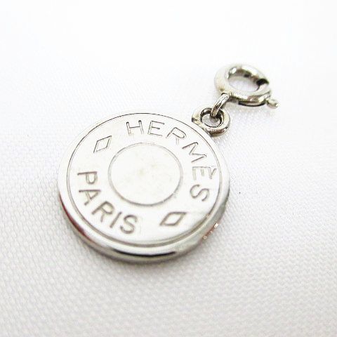 エルメス HERMES セリエ ペンダントトップ チャーム シルバー系 ヒキワ