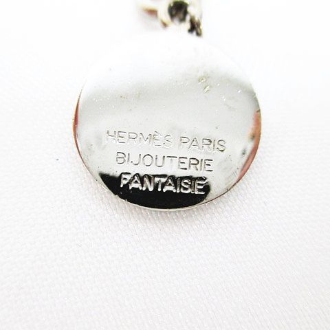 エルメス HERMES セリエ ペンダントトップ チャーム シルバー系 ヒキワ