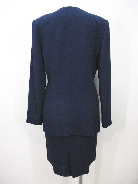Dior スーツ セットアップ ジャケット スカート ネイビー/濃紺色 Dior スーツ セットアップ ジャケット スカート ネイビー/濃紺色