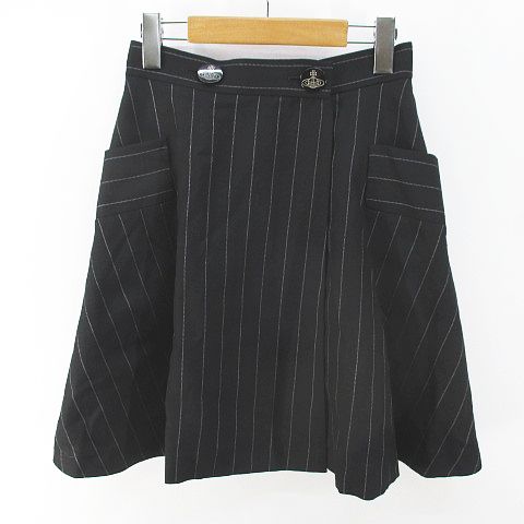 Vivienne Westwood プリーツ ウール スカート チェック グレー ヴィヴィアンウエストウッド レッドレーベルVivienne Westwood Red