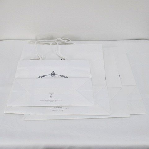 プラダ PRADA 紙袋 4枚セット ショッパー ホワイト 白 ショップ