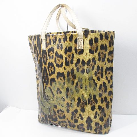 ロベルトカヴァリ roberto cavalli トートバッグ レオパード柄 japan 