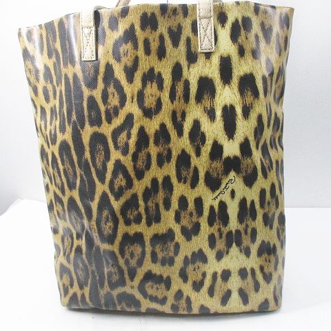 ロベルトカヴァリ roberto cavalli トートバッグ レオパード柄 japan 