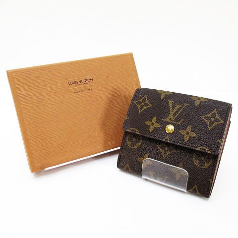 【美品】ルイヴィトン モノグラム ポルトモネビエ カルトクレディ Wホック 財布 LOUIS VUITTON ルイヴィトン ポルトモネビエカルトクレディ Wホック