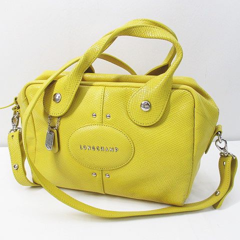 Longchamp ショルダーバッグ イエロー ロンシャン LONGCHAMP LONGCHAMP ロンシャン ショルダーバッグ