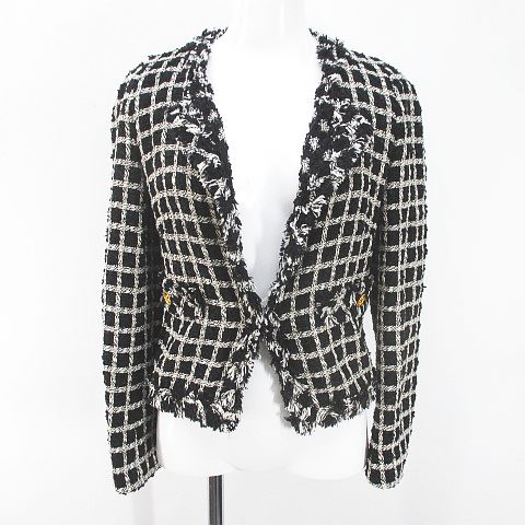 エドワード・アシュール・パリ edward achour paris 格子柄 ジャケット  