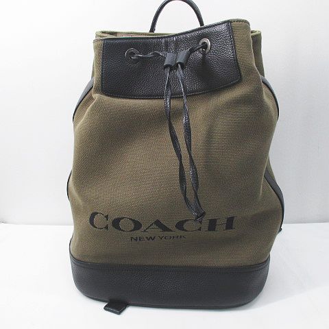 コーチ COACH バックパック リュックサック キャンバス KHK 2391