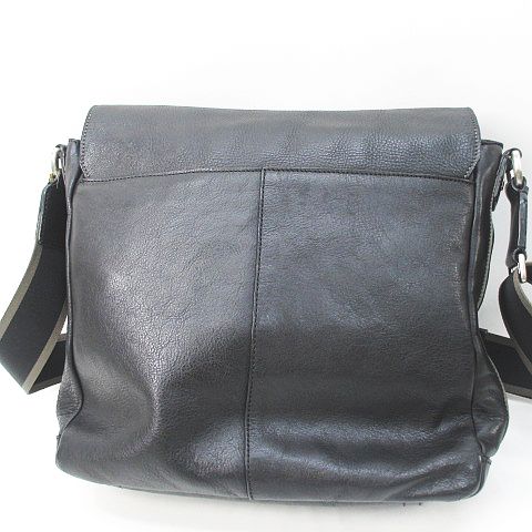 コーチ COACH F70555 メッセンジャーレザーショルダーバッグ ブラック