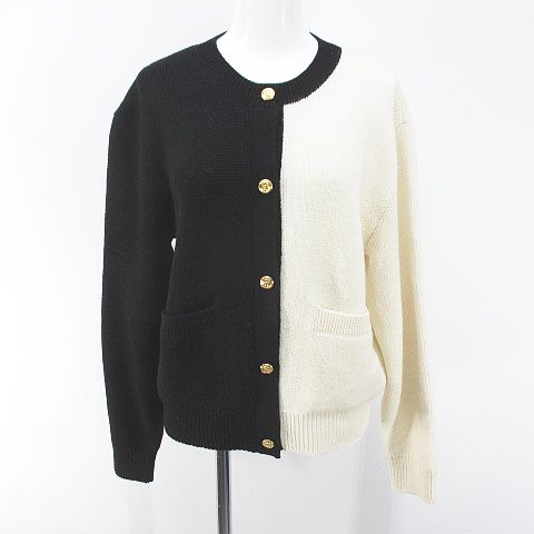 グッチ GUCCI 731041 XKCZA 1289 長袖 カーディガン ニット GG S 黒系  