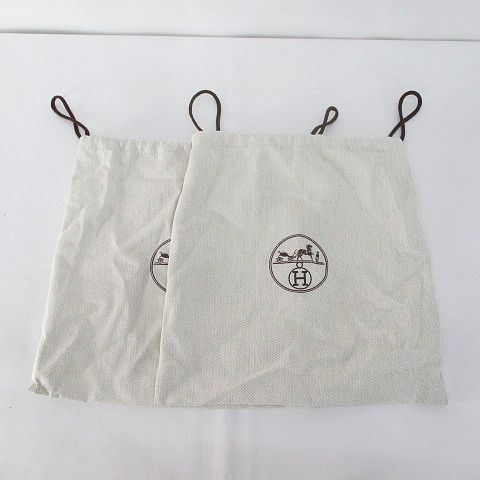 HERMES 巾着袋 8枚セット(32cm×31cm) HERMES 巾着袋 8枚セット(32cm×31cm)