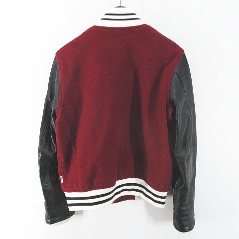 アールニューボールド R.NEWBOLD スタジャン ジャケット レザー 牛革 M 