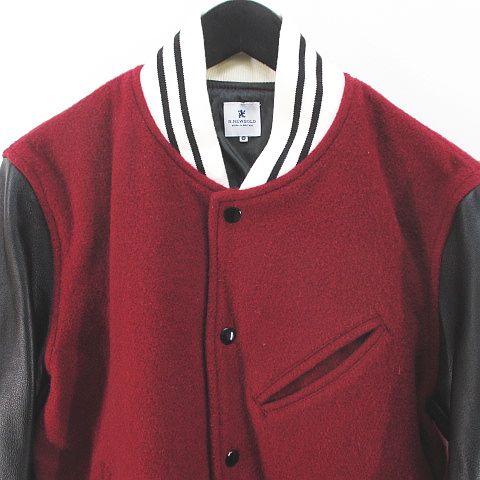 アールニューボールド R.NEWBOLD スタジャン ジャケット レザー 牛革 M 