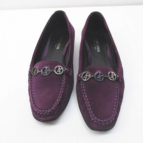 ジョルジオアルマーニ GIORGIO ARMANI ローファー チェーン