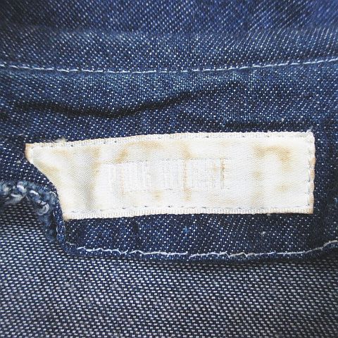 ピンクハウス PINK HOUSE 長袖 ロング丈 フレアワンピース デニム