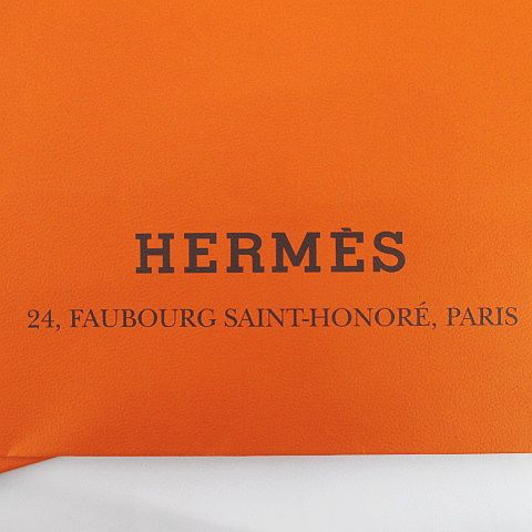 HERMES ショッパー袋 オレンジ エルメス HERMES 4枚セット 紙袋 ショッパー ショップ袋 純正
