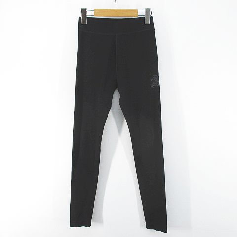 バーバリー BURBERRY ロング丈 レギンス タイツ 14Y 黒系 ブラック  