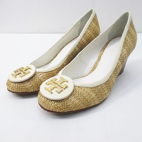 トリーバーチ TORY BURCH 12128220 sally raffia storaw パンプス 