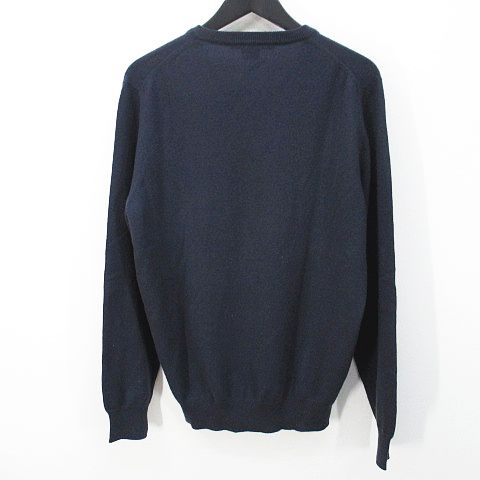 5+1 ANNAPURNA アンナプルナ 長袖 カシミヤニット セーター ネイビー 