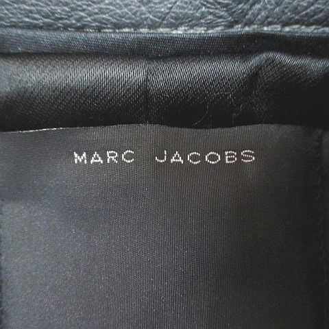 マークジェイコブス MARC JACOBS ノーカラーコート ロング丈 レザー 鹿 