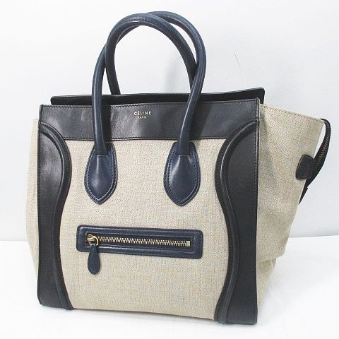 セリーヌ CELINE ラゲージ トートバッグ コンビ カラーブロック 