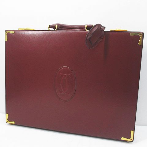 カルティエ Cartier マストライン アタッシュケース ビジネスバッグ