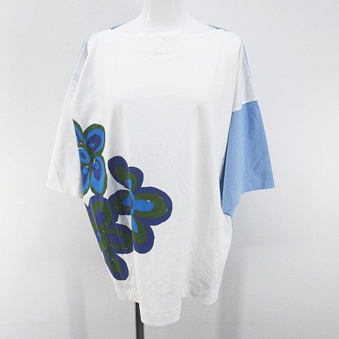 ユニクロ UNIQLO マルニ MARNI コラボ 花柄 フラワー 七分袖 Tシャツ 