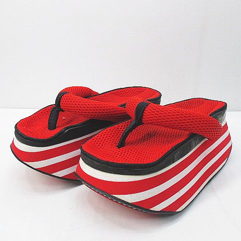 アディダス adidas ヨウジヤマモト 芸者サンダル 厚底  