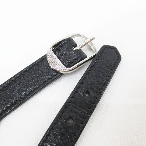 バレンシアガ BALENCIAGA ジャイアント レザー 2連 ブレスレット 