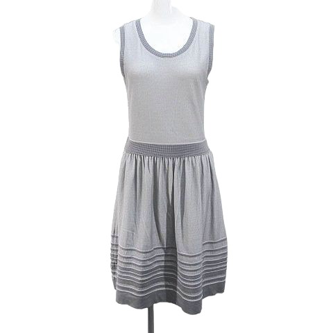 フォクシー FOXEY 33798-KS0FY07U ノースリーブ 膝丈 ワンピース フォクシー FOXEY 33798-KS0FY07U ノースリーブ 膝丈 ワンピース