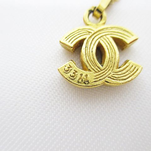 シャネル CHANEL ココマーク CCマーク ネックレス ペンダントトップ 