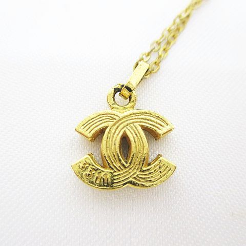 シャネル CHANEL ココマーク CCマーク ネックレス ペンダント