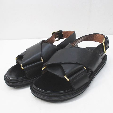 マルニ MARNI クロスサンダル 35