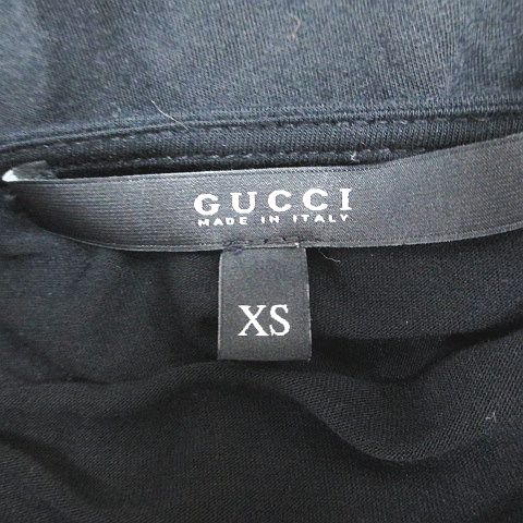 グッチ GUCCI 226209 X6181 シェリーライン カットソー ブラウス XS 黒