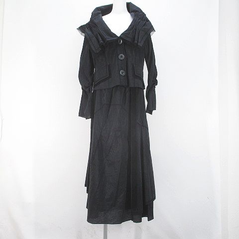 エイココンドウ EIKO KONDO セットアップ スーツ 上下 44/F 黒系  