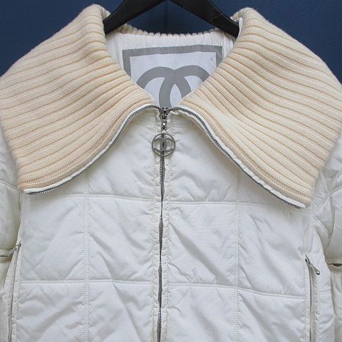 CHANEL 00A スポーツライン 2wayダウンジャケット ココマーク 40