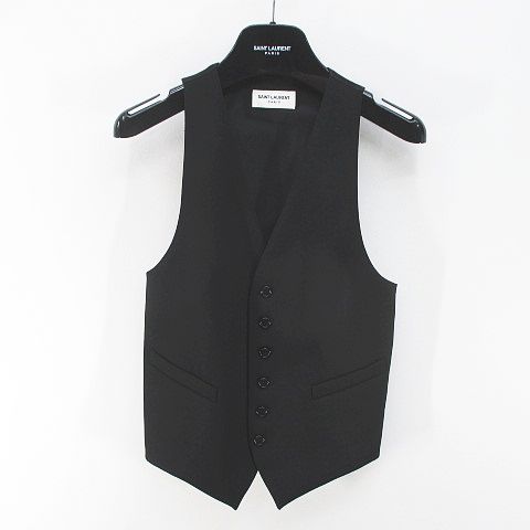 希少サイズ】 サンローラン 貫い パリ SAINT LAURENT ベスト ジレ