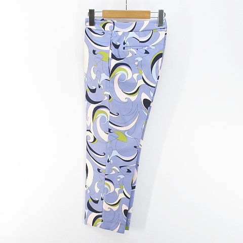 エミリオプッチ EMILIO PUCCI シルクツイル ストレートレッグパンツ  