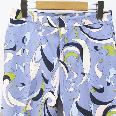 エミリオプッチ EMILIO PUCCI シルクツイル ストレートレッグパンツ  
