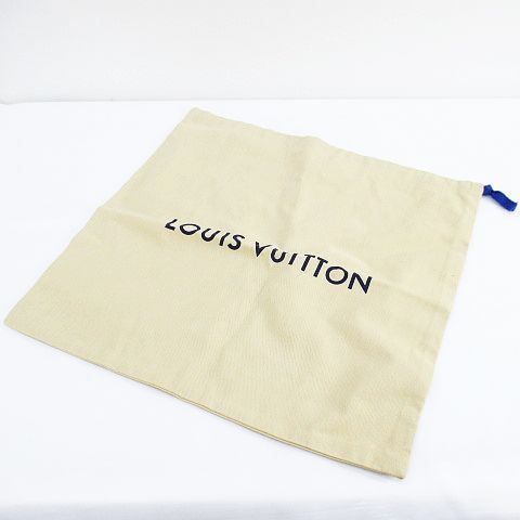 ルイヴィトン LOUIS VUITTON 保存袋 巾着 ベージュ系 収納袋 ロゴ文字 