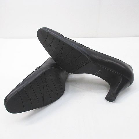 リーガル REGAL パンプス ヒールローファー 23.0cm ブラック 黒