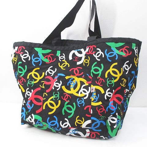 【☆ロゴいりのデザインが目を惹く☆】CHANEL トートバッグ 楽天市場】CHANEL シャネル A46566 トートバッグ ココマーク