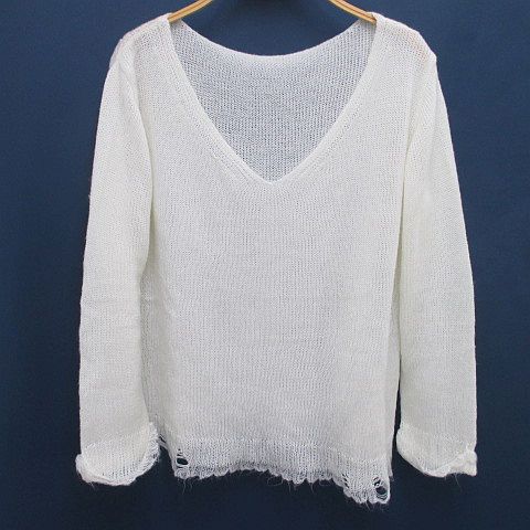 カワイオカダ Vネックセーター カワイオカダ Vネックセーター