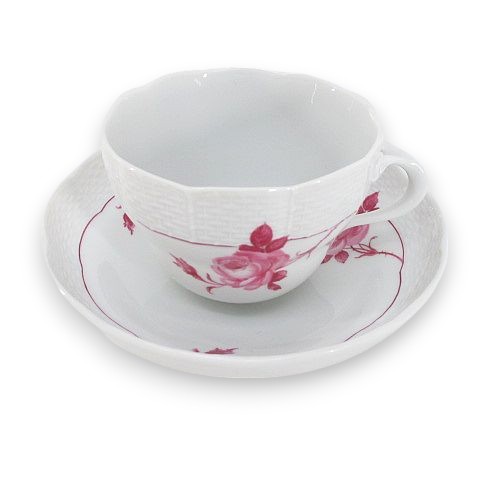 マイセン MEISSEN カップ&ソーサー ローズ バラ 花柄 フラワー 白系 