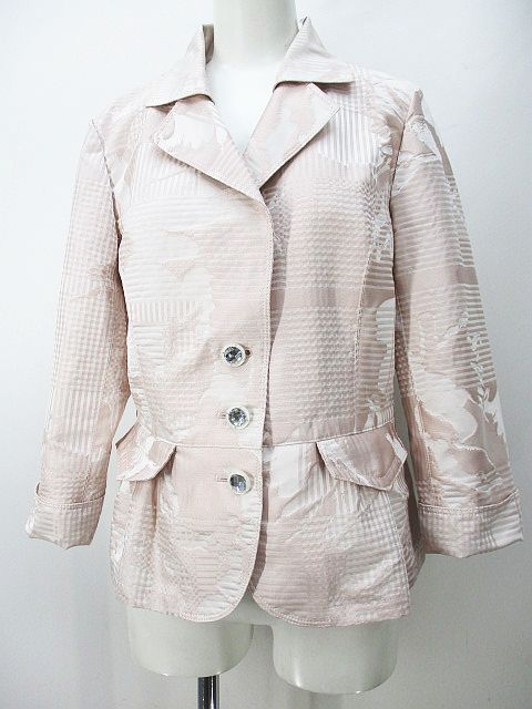 ラピーヌブランシュ LAPINE BLANCHE 七分袖 ジャケット 40 
