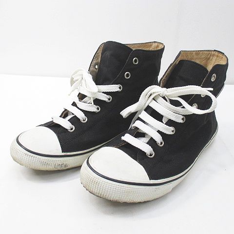 シャネル CHANEL ハイカットスニーカー ココマーク ロゴ 39 ブラック 