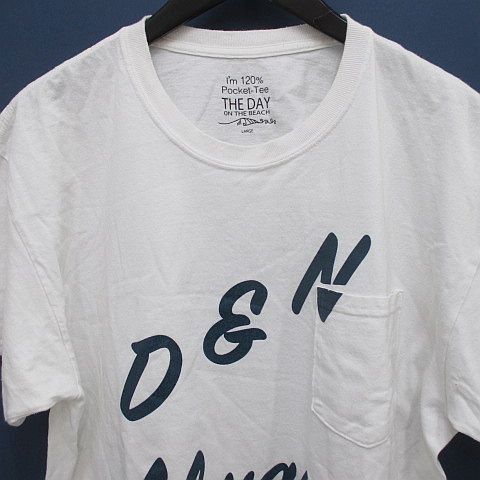 ザデイオンザビーチ THE DAY ON THE BEACH 半袖 Tシャツ カットソー L 
