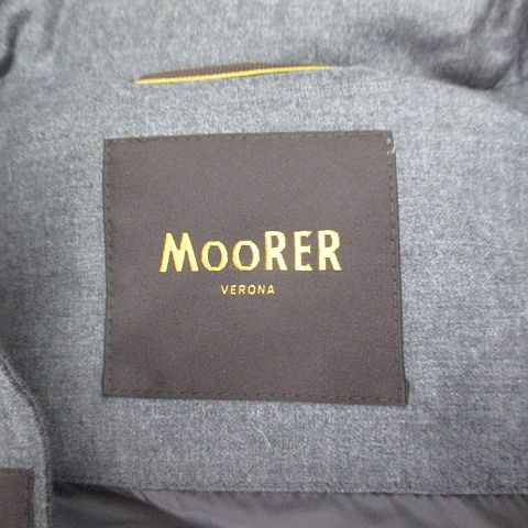 ムーレー MOORER OLIVER-L ダウンベスト 44 灰系 グレー ダブル