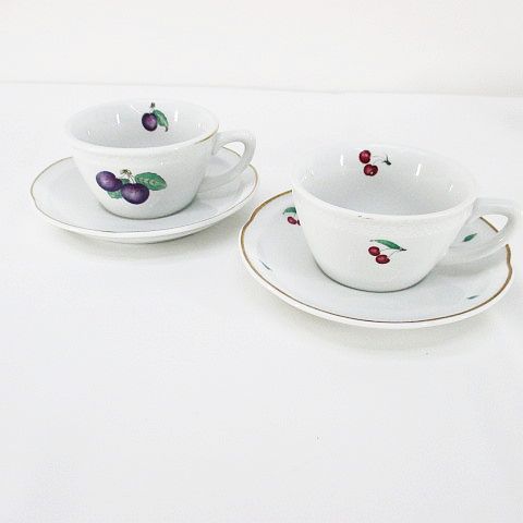 ジノリ ボンジョルノプルーン&チェリー プレート 5枚セット Richard