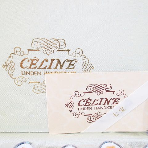 CELINE LINDEN HANDICRAFT セリーヌ リンデン 七宝焼 6本セット ティー